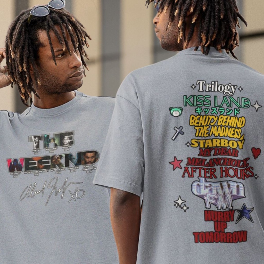 Camiseta The Weeknd Albuns Musicais Tracklist Xo One Of The Girls