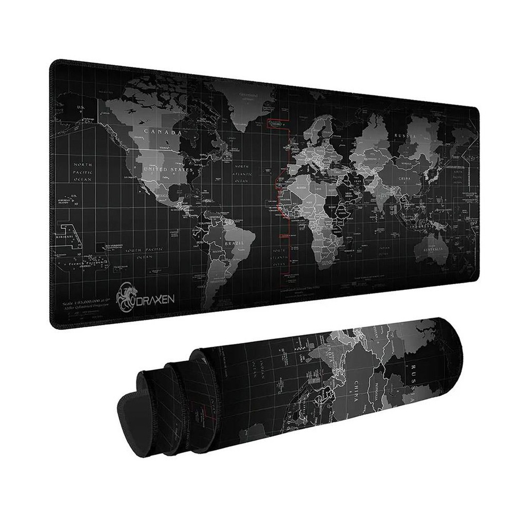 Mouse Pad Gamer Mapa Mundi DN44 300x600x2mm | Shopee Brasil