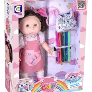 Boneca La New Born Color Lavavél 2847 - Cotiplás