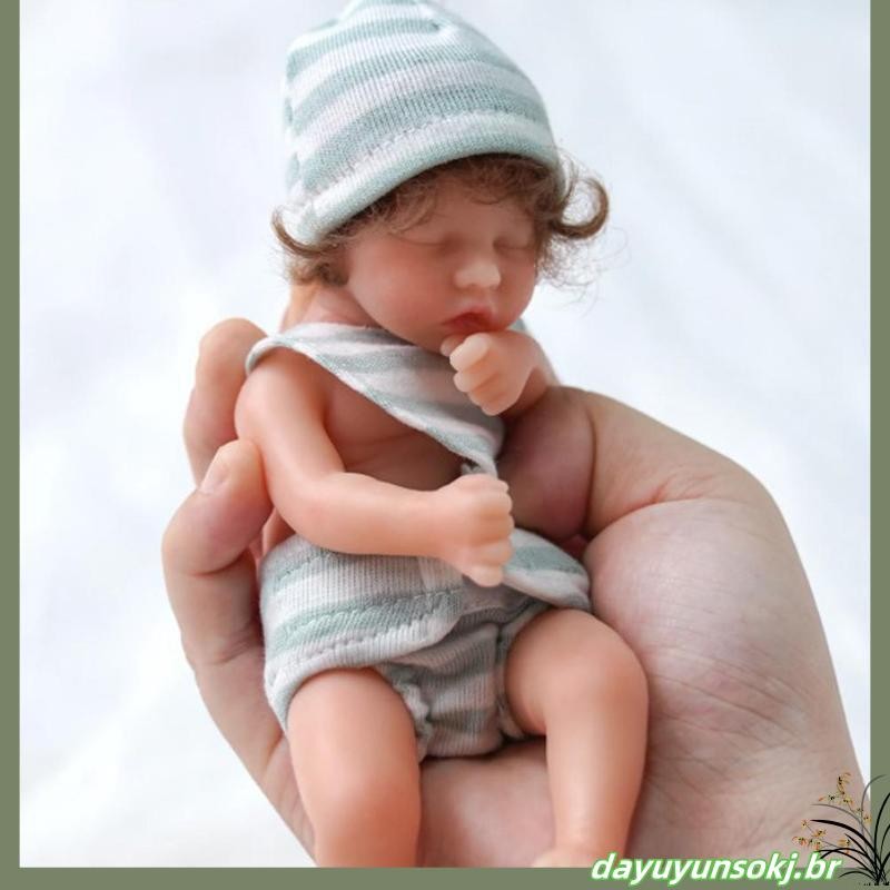 boneca reborn realista Sleeping Baby Reborn Dolls 19 Inch Silicone Reborn Baby Real Baby Dolls Bebe Reborn Silicone