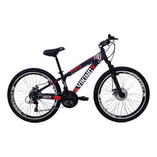 Mountain Bike Vikingx Tuff25 Aro 26 Quadro 13 21v Freios De Disco Mecânico Cor Roxo/laranja em Oferta na Shopee