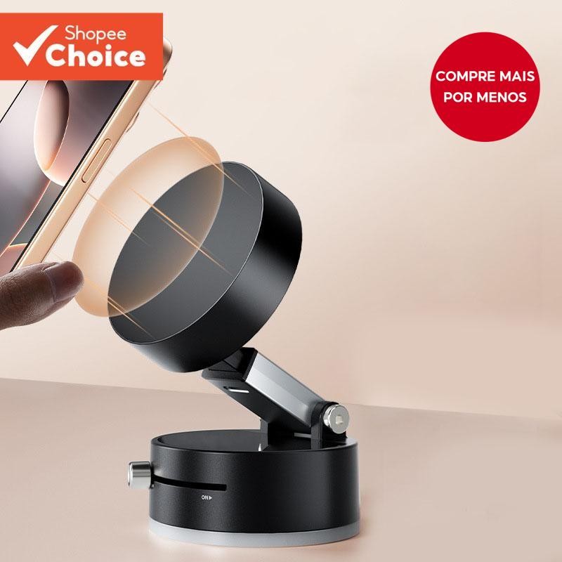 Ventosa Magnética A Vácuo Dobrável Suporte Giratório Dupla Face Para Universal Do Telefone Móvel