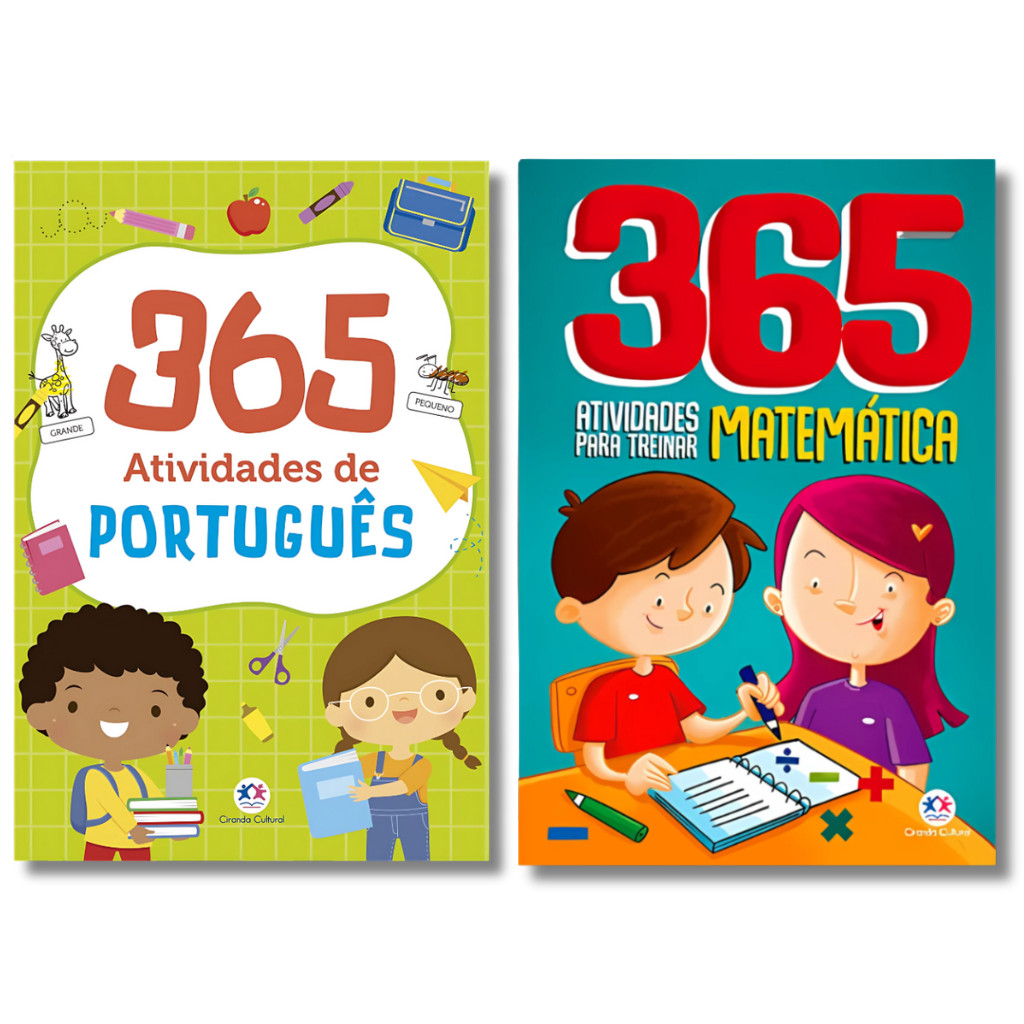 Kit - 365 Atividades De Português + 365 Atividades Para Aprender ...