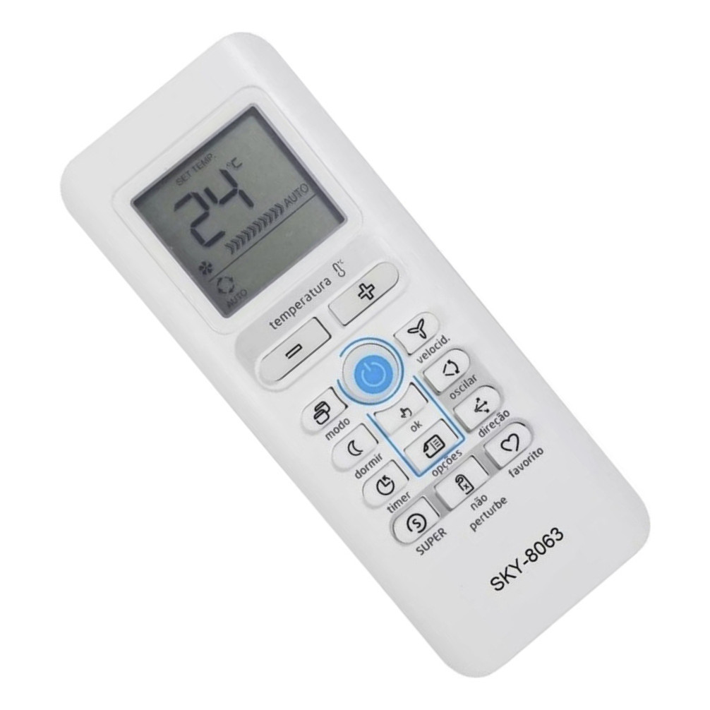 Controle Remoto Compatível Ar Compatível Split Inverter Springer Midea ...