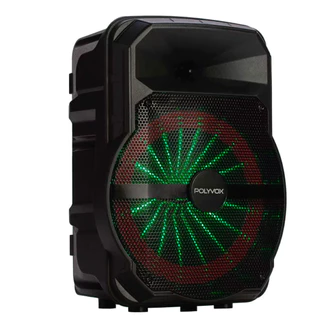 Caixa de Som Amplificada Polyvox Xc-710t 300w Bluetooth Bivolt Preta
