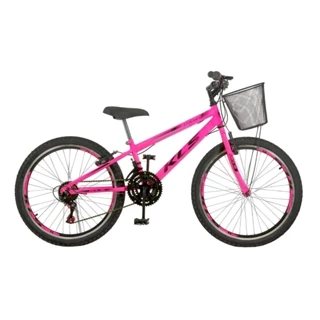 Bicicleta Aro 24 Kls Sport Gold Freio V-B Mtb 21V Feminina em Oferta na Shopee