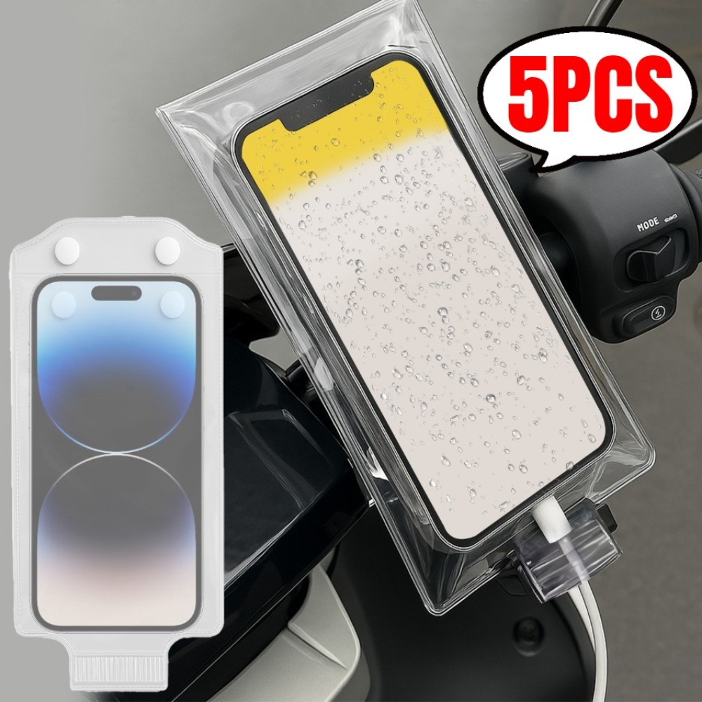Capa De Chuva Para Celular Em PVC , Durável , Universal , Tela Sensível ...