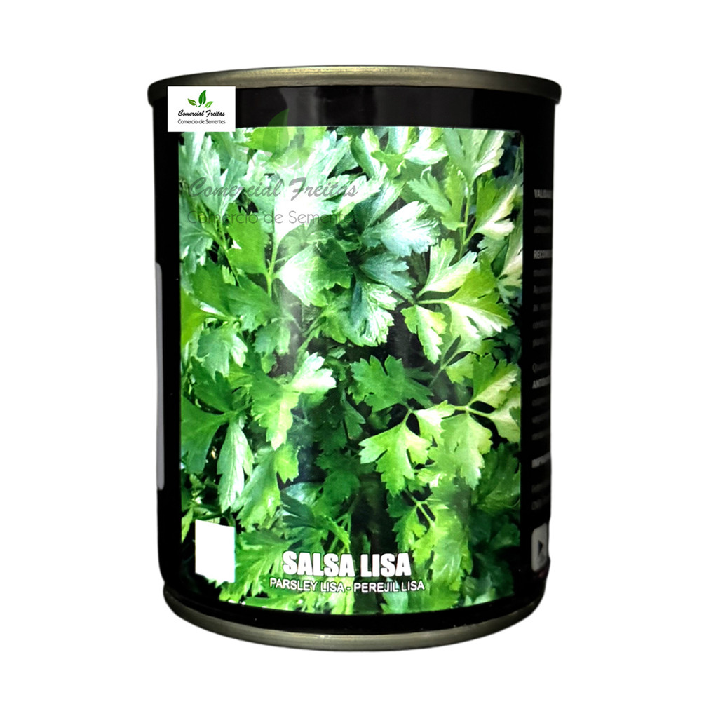 Sementes de Salsa Lisa Lata C/ 100 Gramas Feltrin | Shopee Brasil