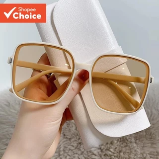 Óculos De Sol Quadrados Grandes Unissex Estilo Coreano Proteção UV400 Tons De Moda De Rua em Oferta na Shopee