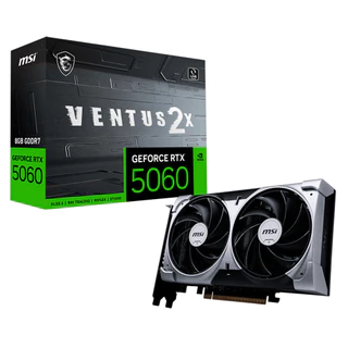 Placa de Vídeo MSI RTX 5060 8GB GDDR7 128 Bits Ventus 2x OC 912-V537-017