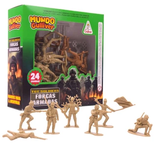 Figuras Forças Armadas Soldados Japoneses e Cercas 0965 - Gulliver
