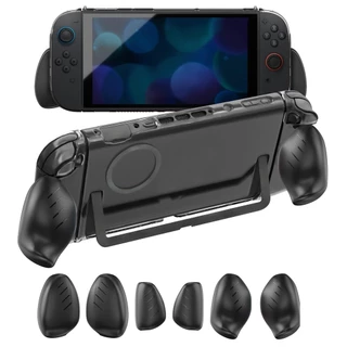 Capa Grip Para Nintendo Switch 2 , Rígida Protetora Ergonômica Com Alças Substituíveis , Removível Compatível Joy Con , 