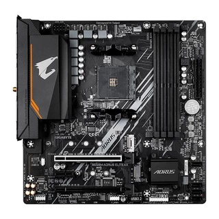 Placa Mae Gigabyte B550M Aorus Elite AX, DDR4, Socket AMD AM4, M-ATX, Chipset AMD B550, B550M-AORUS-ELITE-AX em Oferta na Shopee
