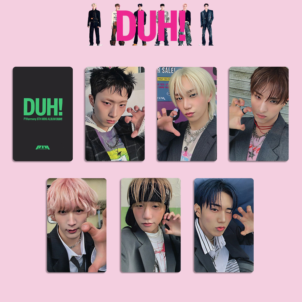 6pcs P1HARMONY DUH ! 8o Mini Álbum Photocards SW KTOWN4U