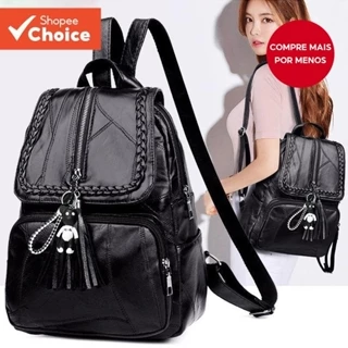 Mochila Feminina tassel Moda Versátil De Viagem Estudantil