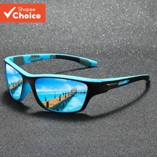 Óculos De Sol Esportivos Grandes UV400 Com Lente Revestida De Templo Oco Para Ciclismo Unissex em Oferta na Shopee