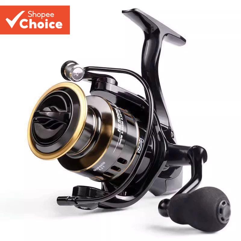 DW HE500-7000 Max EVA Metal Fishing Rein Drag 10kg Cana Em Água Salgada