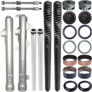 Par Garfo Copo Bengala Cilindro Mola Flauta Bucha Xtz 125