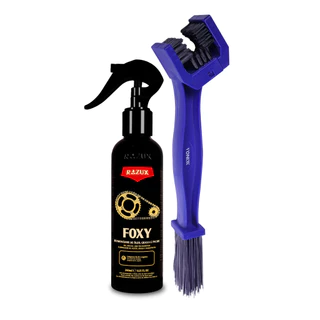 kit Foxy 240ml + Escova Limpeza Corrente - Razux / Vonixx