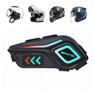 Capacete de motocicleta fone de ouvido bluetooth controle de voz 2 em 1 microfone Marisa em Oferta na Shopee