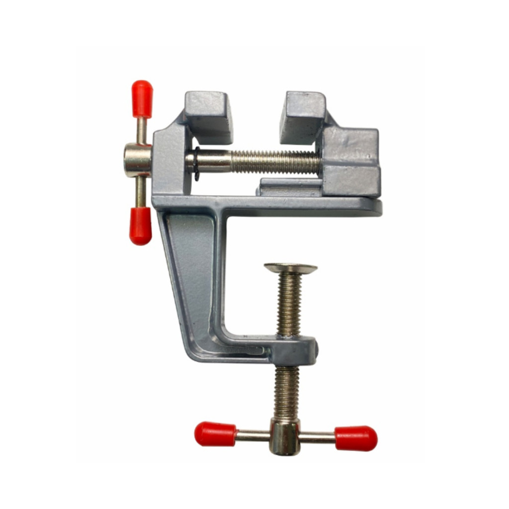 Mini Torno Morsa De Bancada Mesa Base Fixa - Profissional