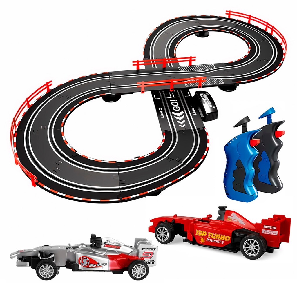 Autorama F-1 Soma Com Dois Carrinhos 1:43 Controle Remoto E Pista ...