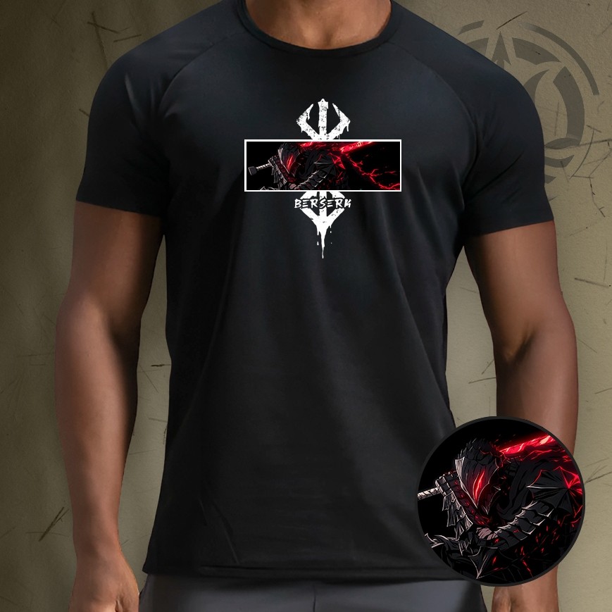 Camisa Dry-Fit Haglan Masculina - Berserk 05 - Academia Corrida ...