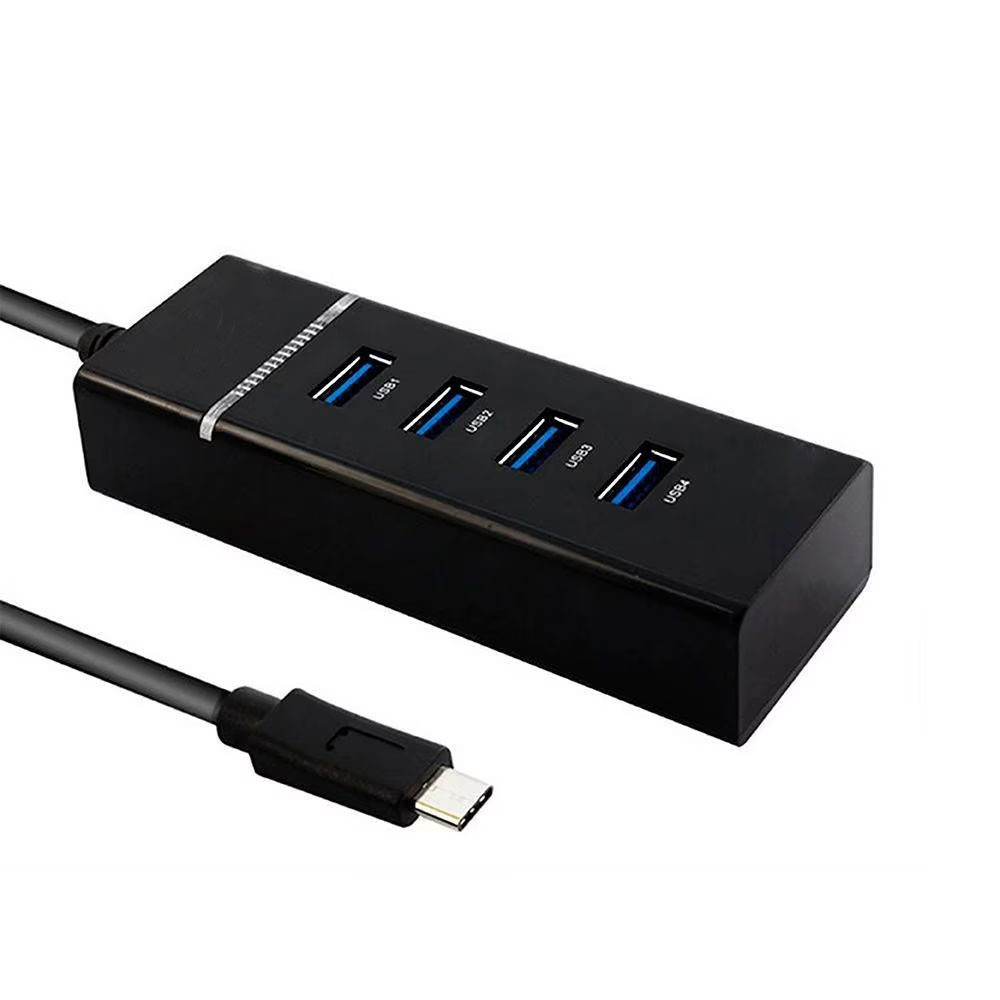 Hub USB TYPE C 3.0 4 Portas 5 Gbps High Speed Extensor | Shopee Brasil