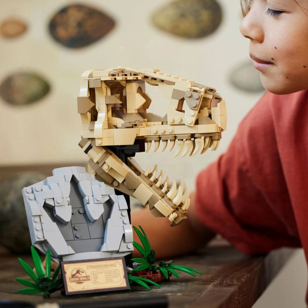 Lego Jurassic World Fósseis de Dinossauros Crânio de T.Rex - 76964