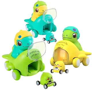 Brinquedo Infantil Avião Dino Com Fricção Divertido Castela