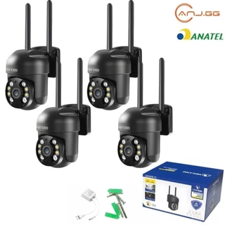Kit 4 Câmera de Segurança Infravermelho À Prova D'água Yousee Preto