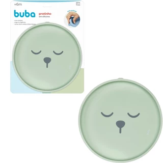 Pratinho em Silicone com Ventosa Gummy Verde 19679 - Buba