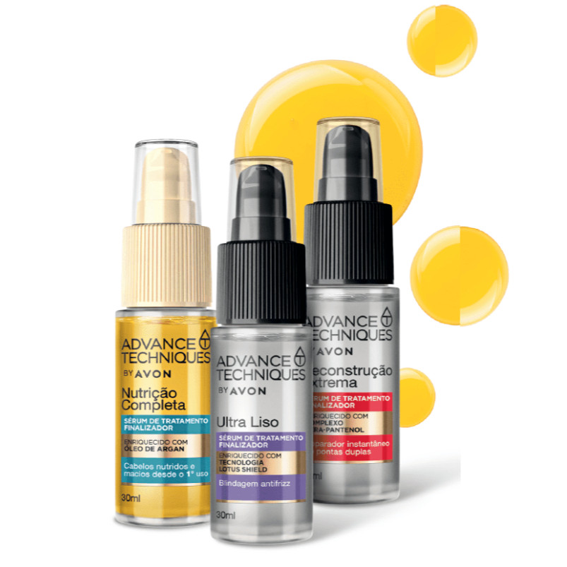 Óleo Finalizador Advance Techniques Avon - Óleo para Cabelo | Shopee Brasil