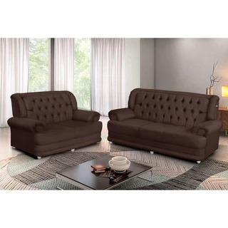 Conjunto de Sofá 2,00 x 1,50m 3 E 2 Lugares Suede Finlândia Marrom Café em Oferta na Shopee
