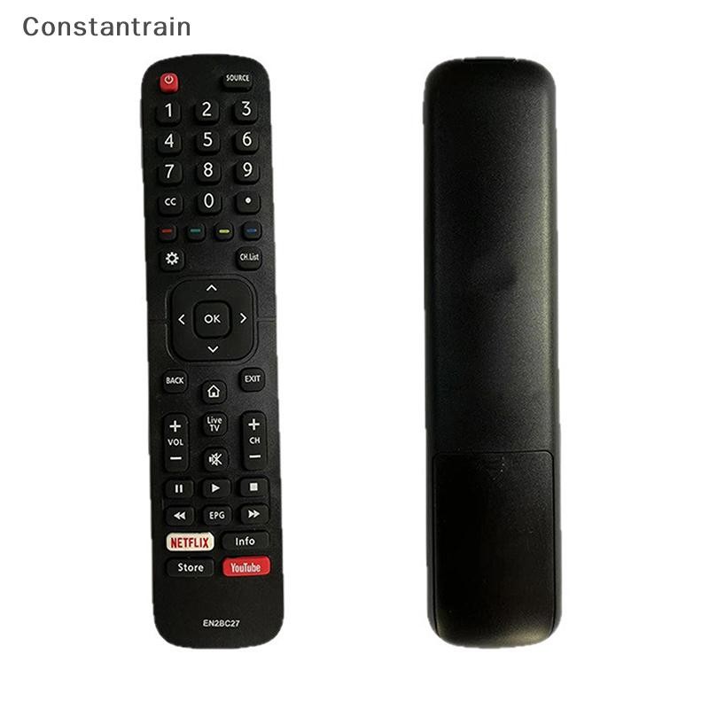 VINABTY EN2BB27H T225284 Telecomando sostituito adatto per Hisense FHD UHD Smart TV con pulsanti multimediali Netflix Youtube H39AE5500 H43A5600 H55A6100 H43AE5500 H39A5600UK