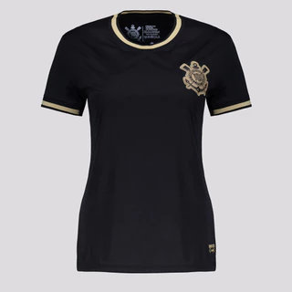 Camisa Corinthians Classic Feminina Preta