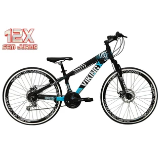 Bicicleta Aro 26 Vikingx Tuff X25 X30 X35 Downhill 21v Alumínio Freeride Freio Disco Vzan Vmaxx DH em Oferta na Shopee