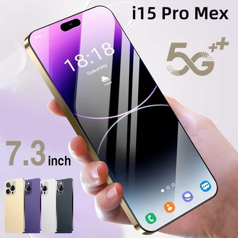Genérica I15 Pro Max Dual SIM 1 TB black 16 GB RAM