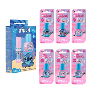 Kit Esmalte Impala Brilho Labial Menta Kids Stitch Disney