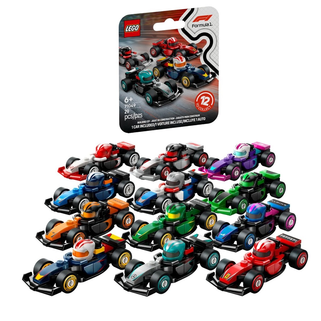 LEGO - Carro De Corrida Minifigure F1 Colecionáveis 29 Peças - 71049 ...