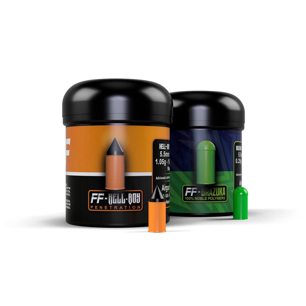 Kit 2 Chumbinhos Hell-boy e Brazuka 5.5mm – FF | Shopee Brasil