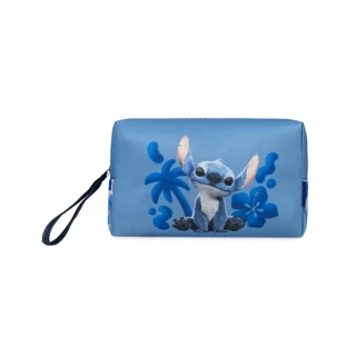 Necessaire Feminina Stitch Filme Azul