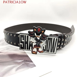PATRICIA1OW Hedgehog Sonic Belt , Y2K PU Couro Rivet Vintage Shadow The Cintura