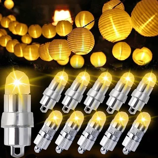 Mini Lâmpada De Balão LED-Extratores De Lanterna De Papel Para Festa-Alimentado Por Bateria , Rosqueado , À Prova D'água