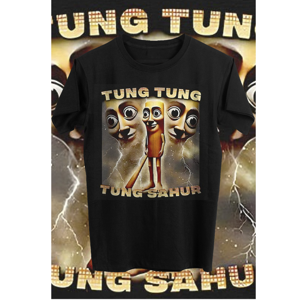 Camiseta Meme Brain Rot Tung Tung TUng Sahur Estampa Divertida Italiano ...