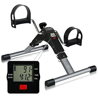 Mini Bike Fisioterapia Portátil Bicicleta Ergométrica Fisioterapia Reabilitação Fitmetria SUPER U