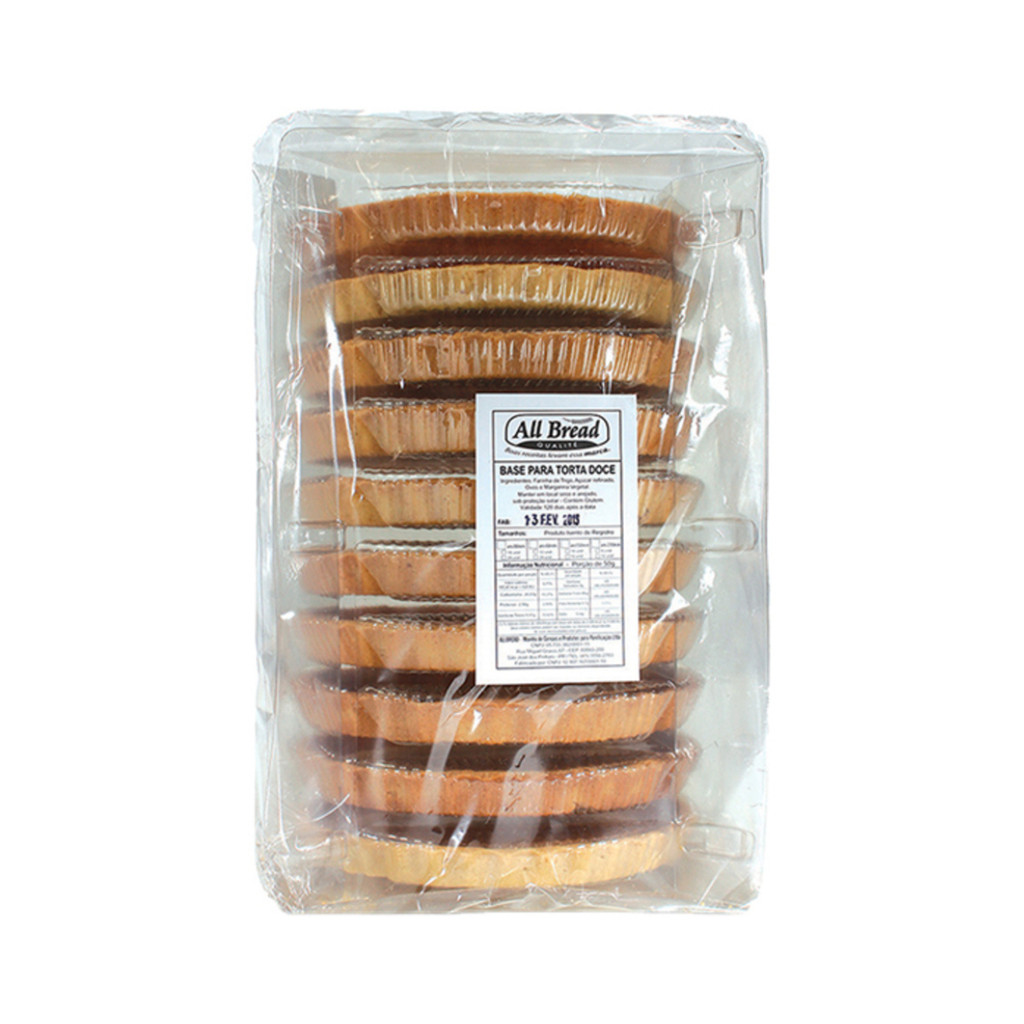 MASA・BASE BREAD BASE TORTELETA 150MM ALL BREAD C/ 20 UN | Shopee Brasil