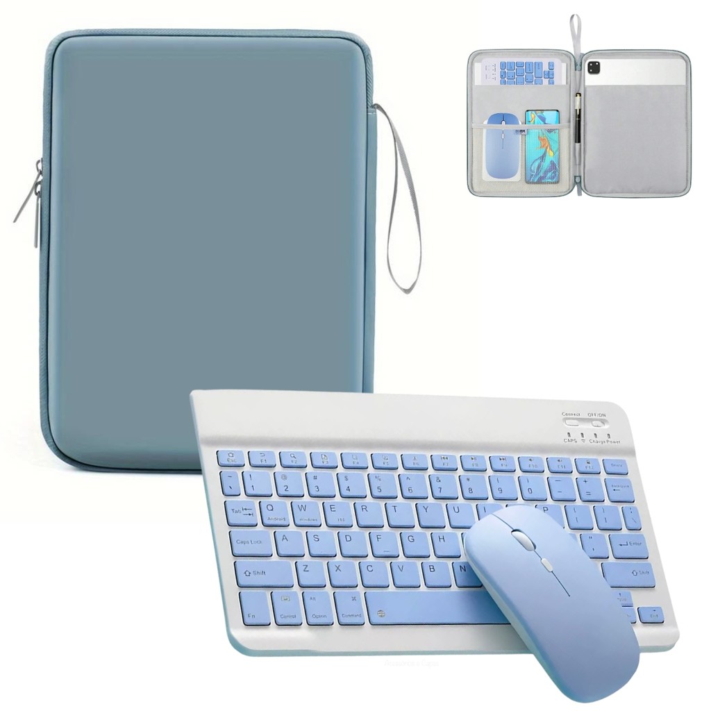 Kit Case Silicone + Teclado Bluetooth Para Xiaomi Pad 7 Pro - 11.2