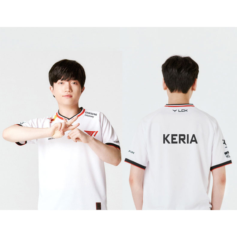 LoL 2025 T1 2o Uniforme Jersey Masculino Equipe Esports