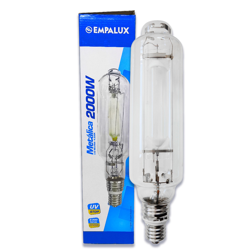 Lâmpada Vapor Metálico 2000W 4.300K E40 Tubular – MT29214 | Shopee Brasil